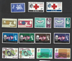 Fiji 1963 Freedom From Hunger To 1966 WHO - 7 Omnibus Sets MNH / MLH - Fidji (...-1970)