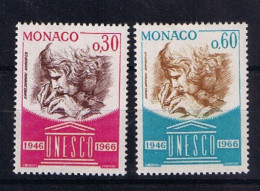 MONACO 1966 Y&T N° 700 & 701 NEUF** - Unused Stamps