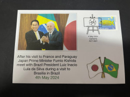 7-5-2024 (4 Z 22) Japan PM Kishida Visit To Brazil & Meet President Lula Da Silva - Russia Ukraine & Israel Gaza Wars - Militaria