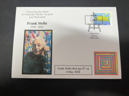 7-4-2024 (4 Z 22)  Death Of US Painter & Artist Frank Stella (Age 87) - Andere & Zonder Classificatie