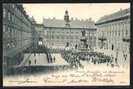 AK Wien, Innerer Burgplatz Mit Burgmusik  - Autres & Non Classés