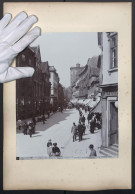 Fotografie Vilhelm Trydes, Ansicht Kjobenhavn, Kjobmagergade Med Rundetaarn, Geschäfte, Apotheke  - Places