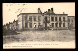 08 - BAZEILLES - GUERRE 14/18 -  MAIRIE ET ECOLE - Other & Unclassified