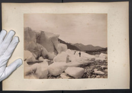 Fotografie K. Knudsen, Bergen, Ansicht Austerdalsisen, Ausläfer Des Svartisen Gletscher  - Places