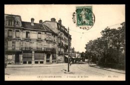 51 - CHALONS-SUR-MARNE - L'AVENUE DE LA GARE - Châlons-sur-Marne