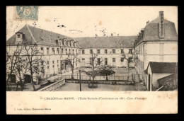 51 - CHALONS-SUR-MARNE - L'ECOLE NORMALE D'INSTITUTEURS EN 1867 - COUR D'HONNEUR - Châlons-sur-Marne