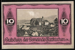 Notgeld Pfarrkirchen I. M., 10 Heller, Teilansicht Mit Schloss  - Austria
