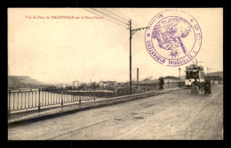 54 - MALZEVILLE - TRAMWAY SUR LE PONT-FLEURY - CACHET DU 34E RGT TERRITORIAL D'INFANTERIE - Other & Unclassified