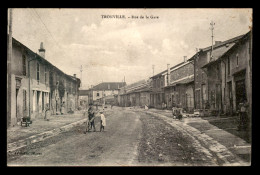 55 - TRONVILLE - RUE DE LA GARE - EDITEUR JOIGNON - Andere & Zonder Classificatie