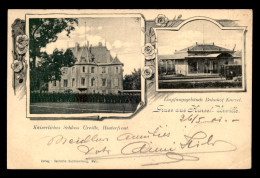 57 - COURCELLES-URVILLE - LE CHATEAU ET LA GARE DE CHEMIN DE FER - Other & Unclassified