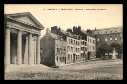 59 - AVESNES - PETITE PLACE - TRIBUNAL - MONUMENT GUILLEMIN - Avesnes Sur Helpe