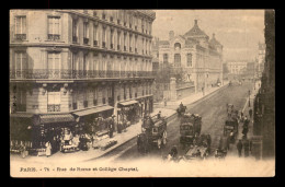 75 - PARIS 8EME - RUE DE ROME ET COLLEGE CHAPTAL - District 08