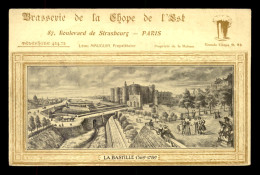 75 - PARIS 10EME - BRASSERIE DE LA CHOPE DE L'EST, 87 BLD DE STRASBOURG - LEON MAUGUIN PROPRIETAIRE - LA BASTILLE  - Distretto: 10