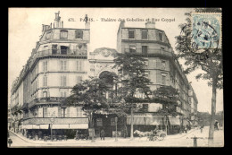 75 - PARIS 13EME - THEATRE DES GOBELINS ET RUE COYPEL - District 13