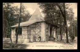 75 - PARIS 12EME - BOIS DE VINCENNES - EXPOSITION COLONIALE 1907 - PAVILLON DE LA GUINEE - District 12