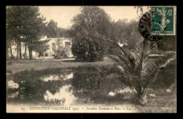 75 - PARIS 12EME - BOIS DE VINCENNES - EXPOSITION COLONIALE 1907 - PAVILLON TUNISIEN ET PARC - District 12