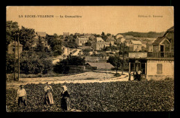 91 - VILLEBON-SUR-YVETTE - LA ROCHE - LA GRENOUILLERE - CARTE TOILEE ET COLORISEE - Autres & Non Classés