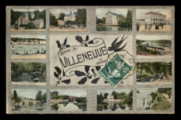 94 - VILLENEUVE-ST-GEORGES - SOUVENIR MULTIVUES - CARTE COLORISEE - Villeneuve Saint Georges