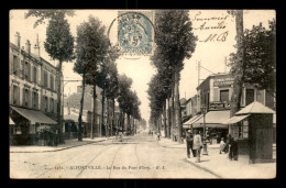 94 - ALFORTVILLE - LA RUE DU PONT D'IVRY - EPICERIE E. AUDEBERT - Alfortville