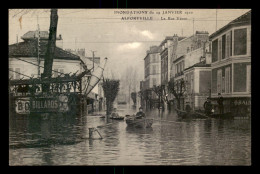 94 - ALFORTVILLE - INONDATIONS DE 1910 - LA RUE VERON - Alfortville