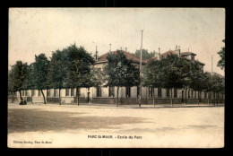 94 - PARC ST-MAUR - ECOLE DU PARC - CARTE COLORISEE - Saint Maur Des Fosses