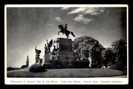 ARGENTINE - BUENOS AIRES - MONUMENTO AL GENERAL JOSE DE SAN MARTIN - Argentina