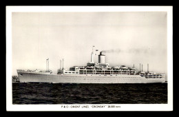 BATEAUX  - PAQUEBOT ORONSAY - P &O ORIENT LINES - Steamers