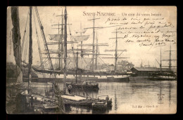 BATEAUX - VOILIERS -  TROIS MATS AU VIEUX BASSIN DE ST-NAZAIRE - Sailing Vessels