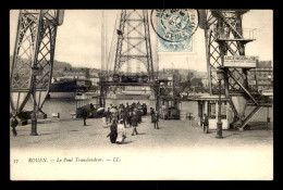 BATEAUX - CARGO "KHARTOUM" - ROUEN - LE PONT TRANSBORDEUR - Handel