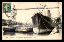 BATEAUX - CARGO "IBEX" A QUAI - ROUEN - Comercio