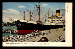 BATEAUX - PAQUEBOT "ASCANUIS" YOKOHAMA, JAPON - Paquebots