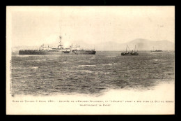 BATEAUX DE GUERRE - ARRIVEE DU "LEPANTO" ESCADRE ITALIENNE EN RADE DE TOULON - Warships