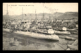 BATEAUX DE GUERRE - TORPILLEURS "DARD" "CARABINE" ET "SARBACANE"-  TOULON - Warships