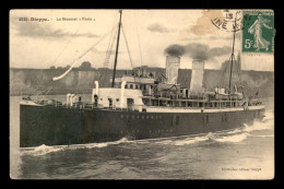 BATEAUX  - PAQUEBOT PARIS A DIEPPE - Dampfer