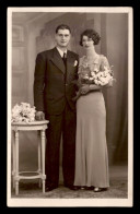 CARTE PHOTO - HOMME - FEMME - COUPLE - MARIAGE - Photographs