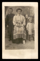 CARTE PHOTO - FEMME ET ENFANTS - Photographs