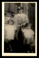 CARTE PHOTO - FEMME ET ENFANTS - Photographs