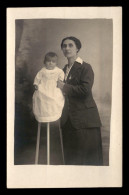 CARTE PHOTO - FEMME ET BEBE - Fotografia