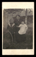 CARTE PHOTO - FEMME, ENFANT ET BEBE - Fotografia