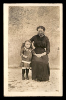 CARTE PHOTO - FEMME ET ENFANT  - Fotografie