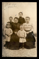 CARTE PHOTO - FEMMES ET ENFANTS - PHOTOGRAPHE DUVAU A COLOMBES - Photographs