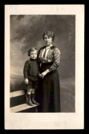 CARTE PHOTO - FEMME ET ENFANT - PHOTOGRAPHE GUILLEMINOT BOESPFLUG ET CIE PARIS - Fotografia