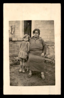 CARTE PHOTO - FEMME ET ENFANT - Fotografie