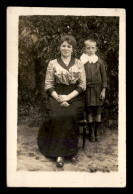 CARTE PHOTO - FEMME ET ENFANT - Photographs