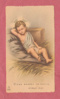 Holy Card, Santino- Deus Noster In Terra Visis Est, . Con Approvazione Ecclesiastica. Ed. AR  N° 2-2248. Dim. 100x 59 Mm - Andachtsbilder
