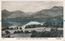 R032968 Catbells And Causey Pike From Castle Head. Keswick. Chadwick. RP. 1956 - Monde