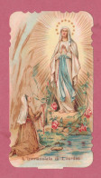 Holy Card, Santino- L'Immacolata Di Lourdes . Dim. 110x 59 Mm - Devotieprenten