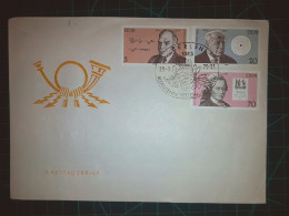 ALLEMAGNE (DDR), Enveloppe Commémorative De L'"Historische Postgebaude" Avec Illustration Bas-relief. Cachet Spécial Et - 1971-1980