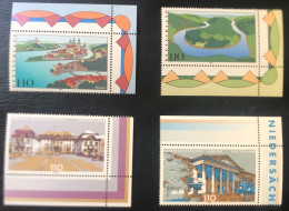 GERMANY 2000 - Scott# 2072-3 Scenic Regions Set Of 2 NH And 2000 State Parliaments – Düsseldorf And WEST GERMANY MNH STA - Neufs