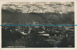 R033056 Innsbruck Mit Nordkette. Chizzali. No 1089. 1937. RP - Welt